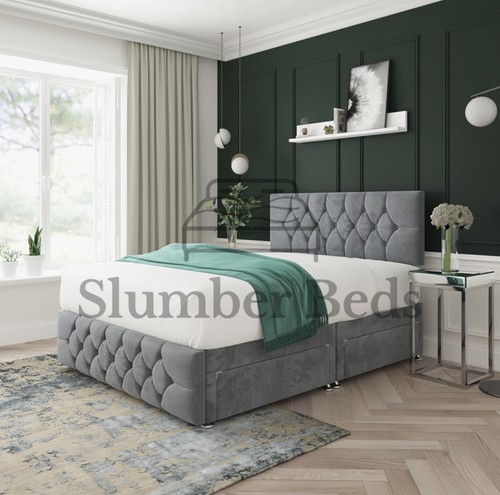 Plush divan bed - divan,