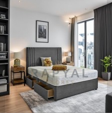 ORTHOPAEDIC DIVAN BED SET WITH