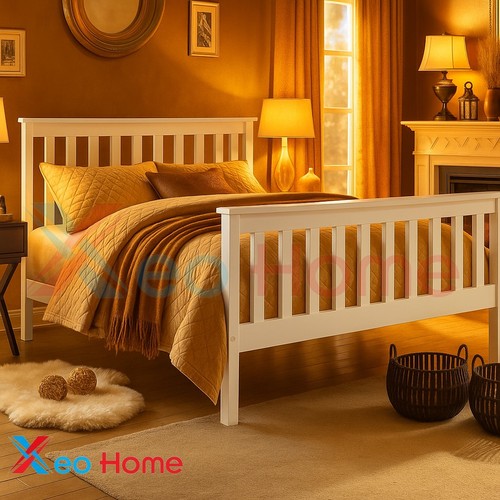 Solid 4ft 3ft wooden - solid, bed