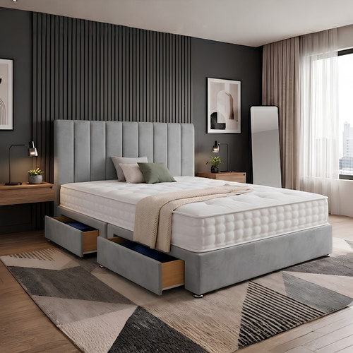 Reinforced divan bed - reinforced,